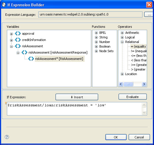 If Expression Builder dialog 
				