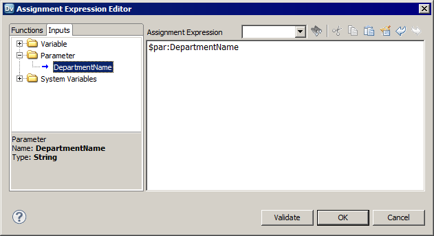 informatica assignment task variable
