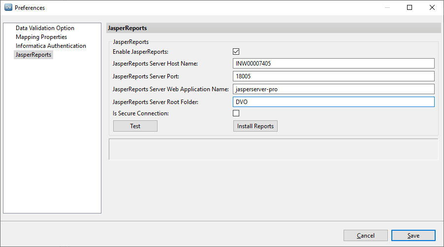 Configure JasperReports Properties