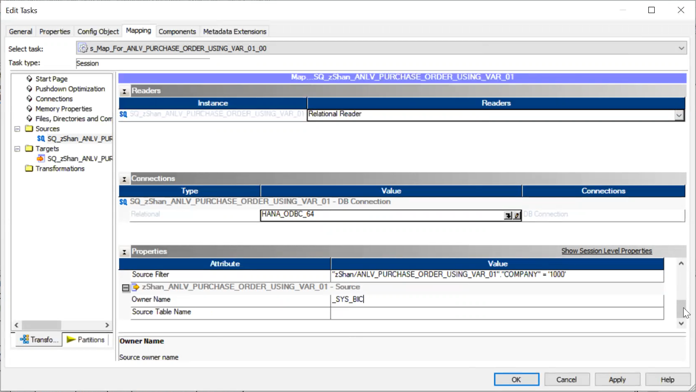 The image shows the owner name for the connection. 
				