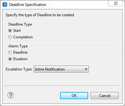 Deadline Specification 
				