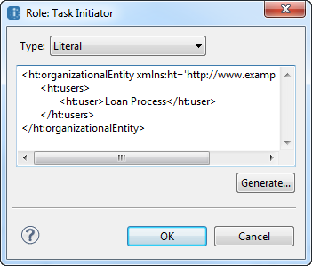task assignment task initiator dialog 
					 