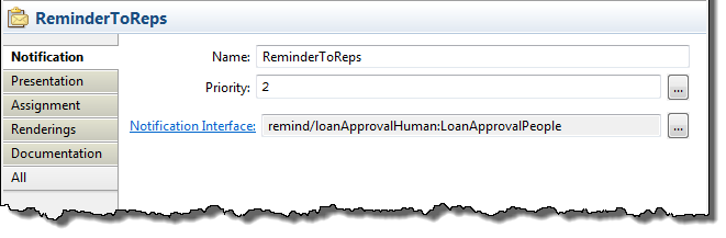 Notification tab 
				