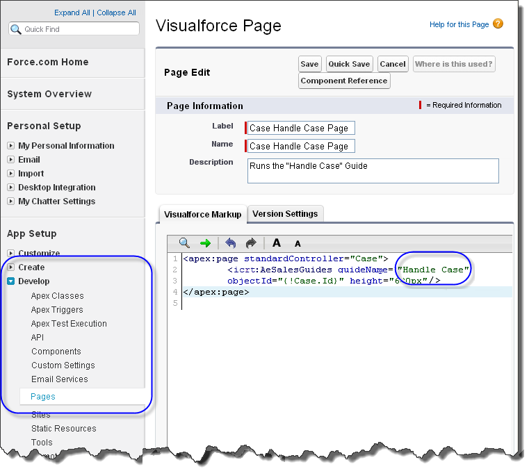 Visualforce Page
		  