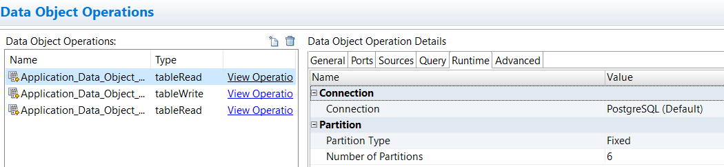In the example configuration, you can view the partition type set to fixed with four partitions. 
				  
