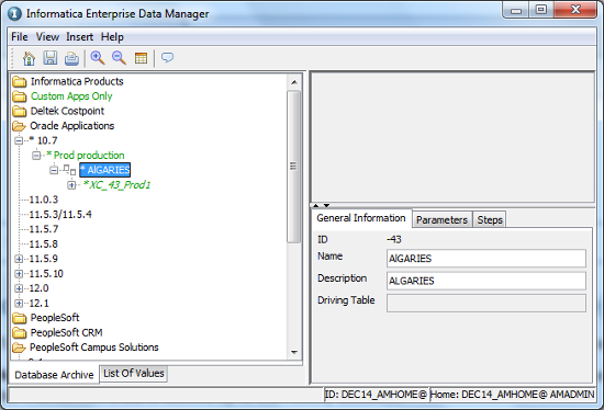 The Details pane shows information about a business table such as the table name, table columns and constraints. 
		  