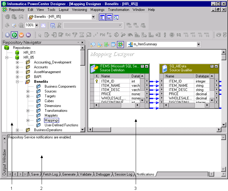 Informatica PowerCenter Screenshot