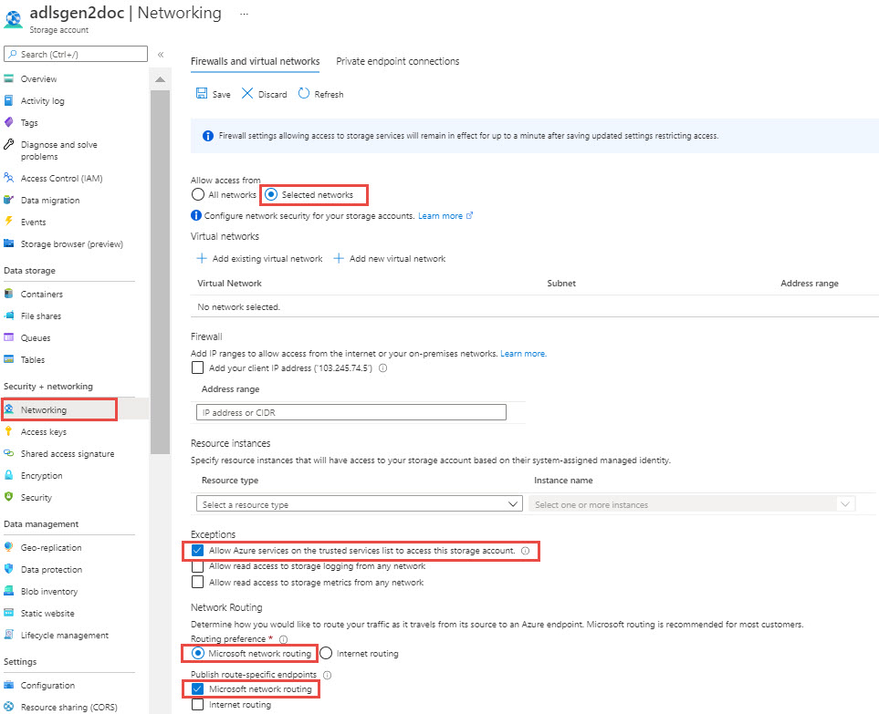 Create an Azure private endpoint