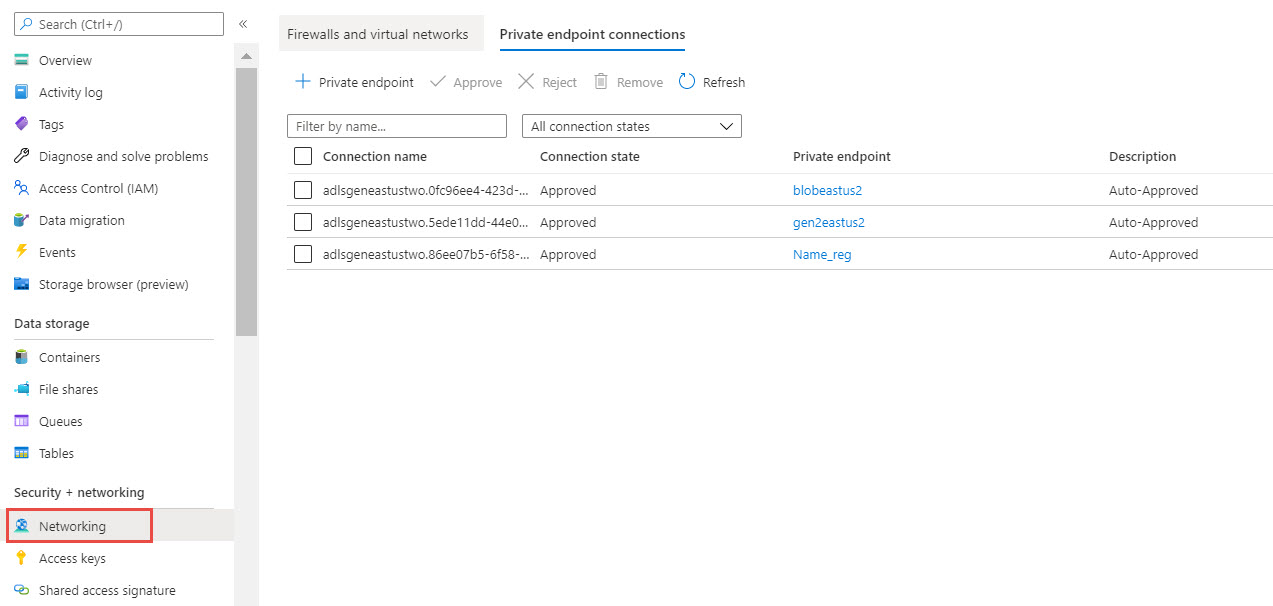 Create a virtual network link