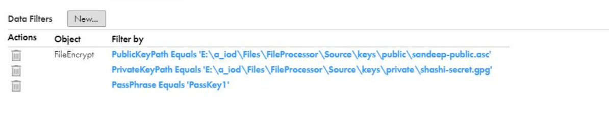 Encrypting or Decrypting Files Example