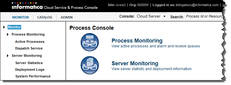 Server Monitoring 
		  