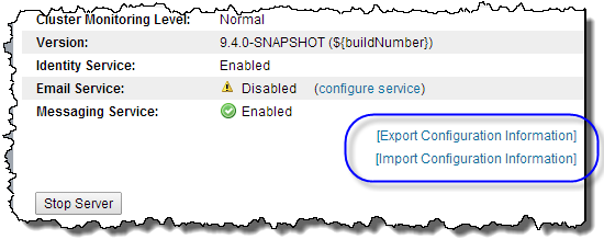 Exporting and Importing 
		  