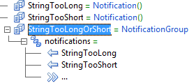 global level StringTooLong = Notification() global level StringTooShort = Notification() global level StringTooLongOrShort = Notification() level 2 notifications = level 3 StringTooLong level 3 StringTooShort level 3 ... 
		  
