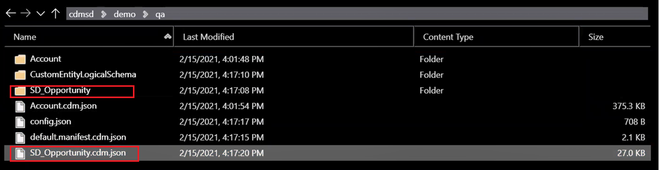 The SD_Opportunity folder is created when you append the data. 
		  