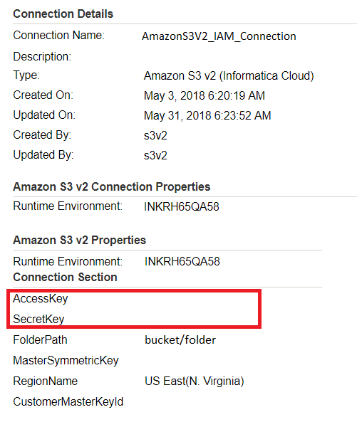 Create an Amazon S3 V2 Connection