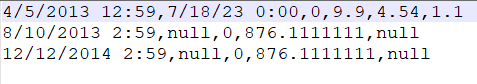 The Secure Agent reads data from the file that does not have a header and writes the data to the file without a header.