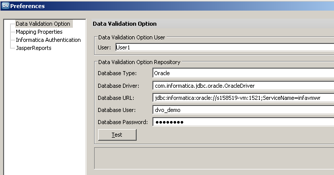 This image showes the preferences dialog box 
		  